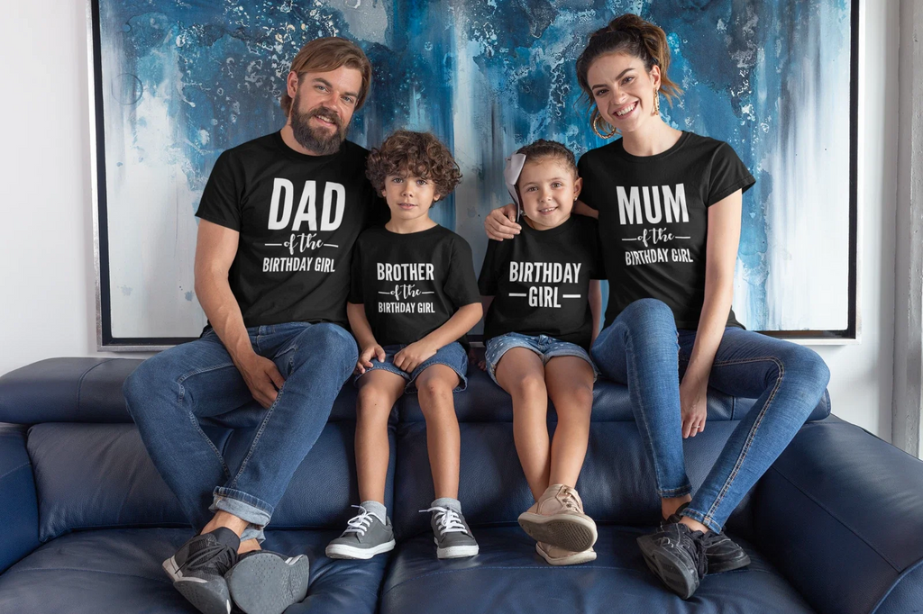 Birthday Girl Family Parent Child Matching Father Son - Adult & Kids T-Shirts, Sweatshirts & Hoodies apparel design preview 1