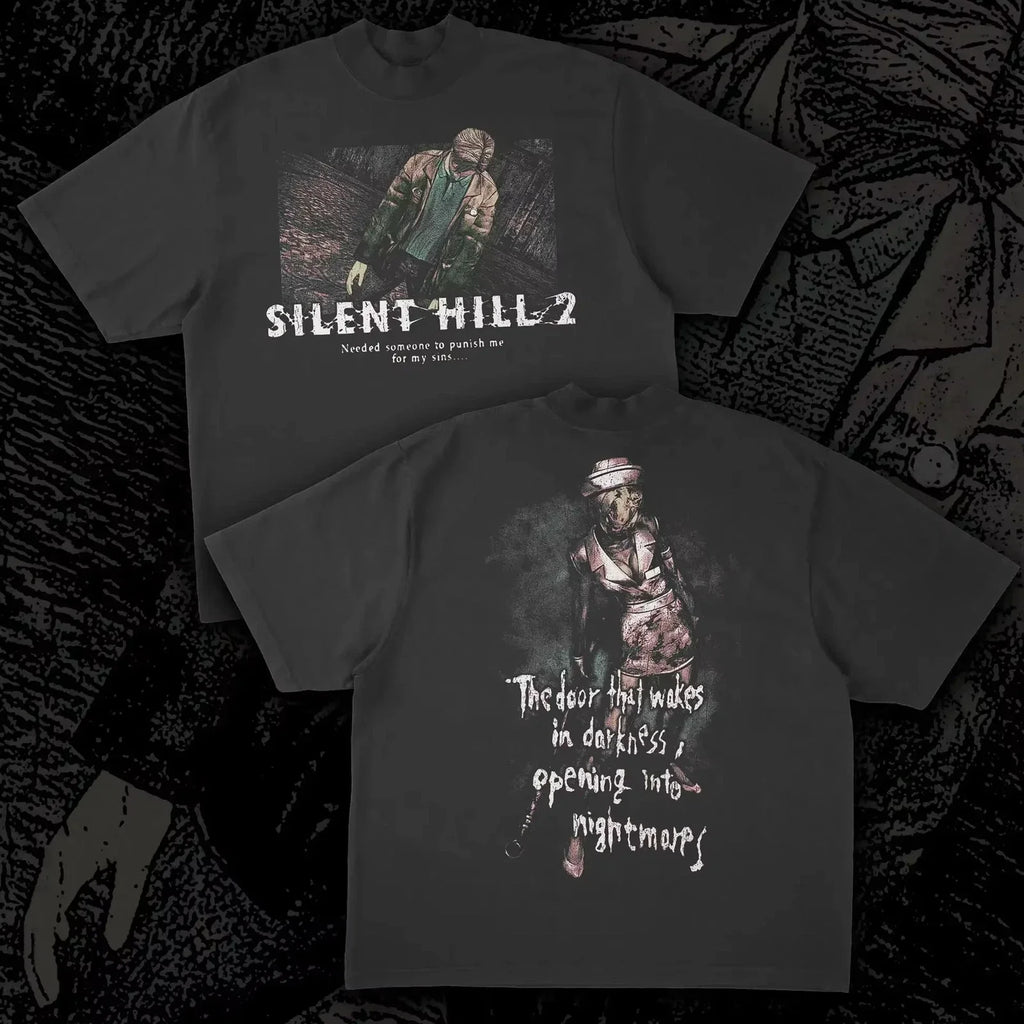 Silent Hill Cotton Graphic Black Horror Game - Adult & Kids T-Shirts, Sweatshirts & Hoodies apparel design preview 1