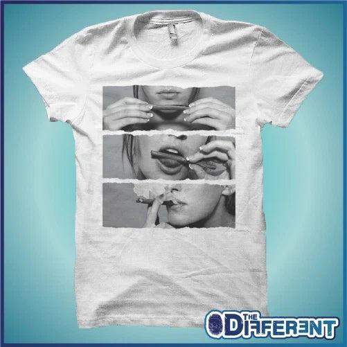 Girl Cigarette The Happiness Is Have My New - Adult & Kids T-Shirts, Sweatshirts & Hoodies apparel design preview 1
