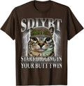 SDIYBT Start Digging in Your Butt Twin Cat Meme Fun - Adult & Kids T-Shirts, Sweatshirts & Hoodies apparel design preview 1