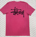 Vintage Stussy Pink Men's SMALL y2k Skate Surf - Adult & Kids T-Shirts, Sweatshirts & Hoodies apparel design preview 1