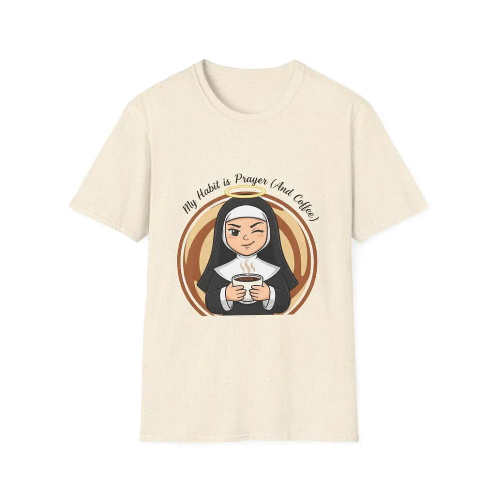 Coffee Lover's Prayer Funny Nun Faith Humor - Adult & Kids T-Shirts, Sweatshirts & Hoodies apparel design preview 1