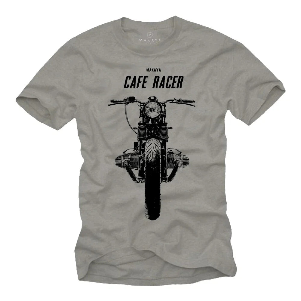Rockabilly Motorcycle Mens with Cafe Racer Twin - Adult & Kids T-Shirts, Sweatshirts & Hoodies apparel design preview 1