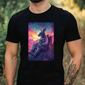 Mens Kangaroo Astronaut Print Cotton Size XS to 5XL - Adult & Kids T-Shirts, Sweatshirts & Hoodies apparel design preview 1