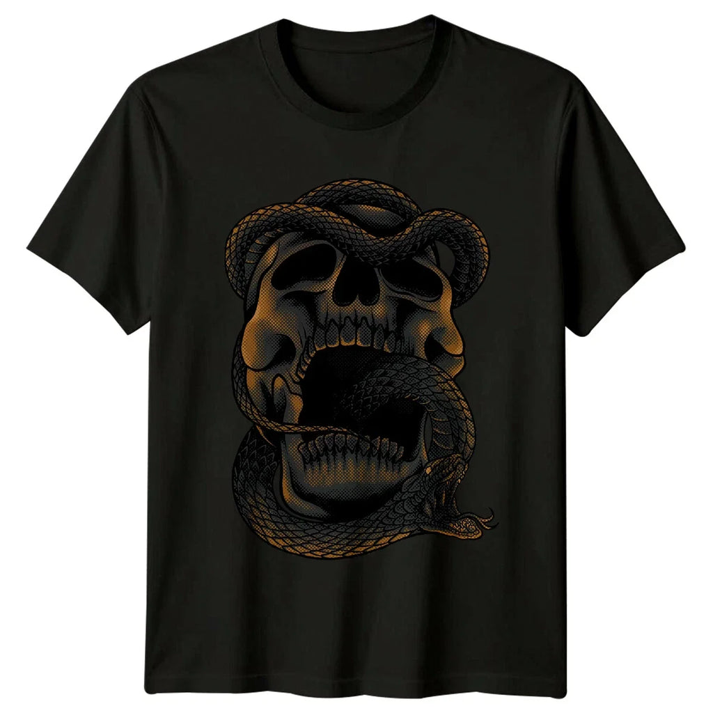 Snake Skull Gothic Graphic Mens Ladies Unisex Top - Adult & Kids T-Shirts, Sweatshirts & Hoodies apparel design preview 1