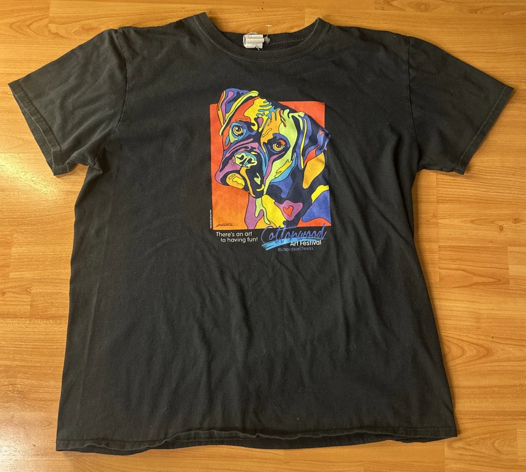 Vintage 90s Cottonwood Art Festival Michael Vistia - Adult & Kids T-Shirts, Sweatshirts & Hoodies apparel design preview 1