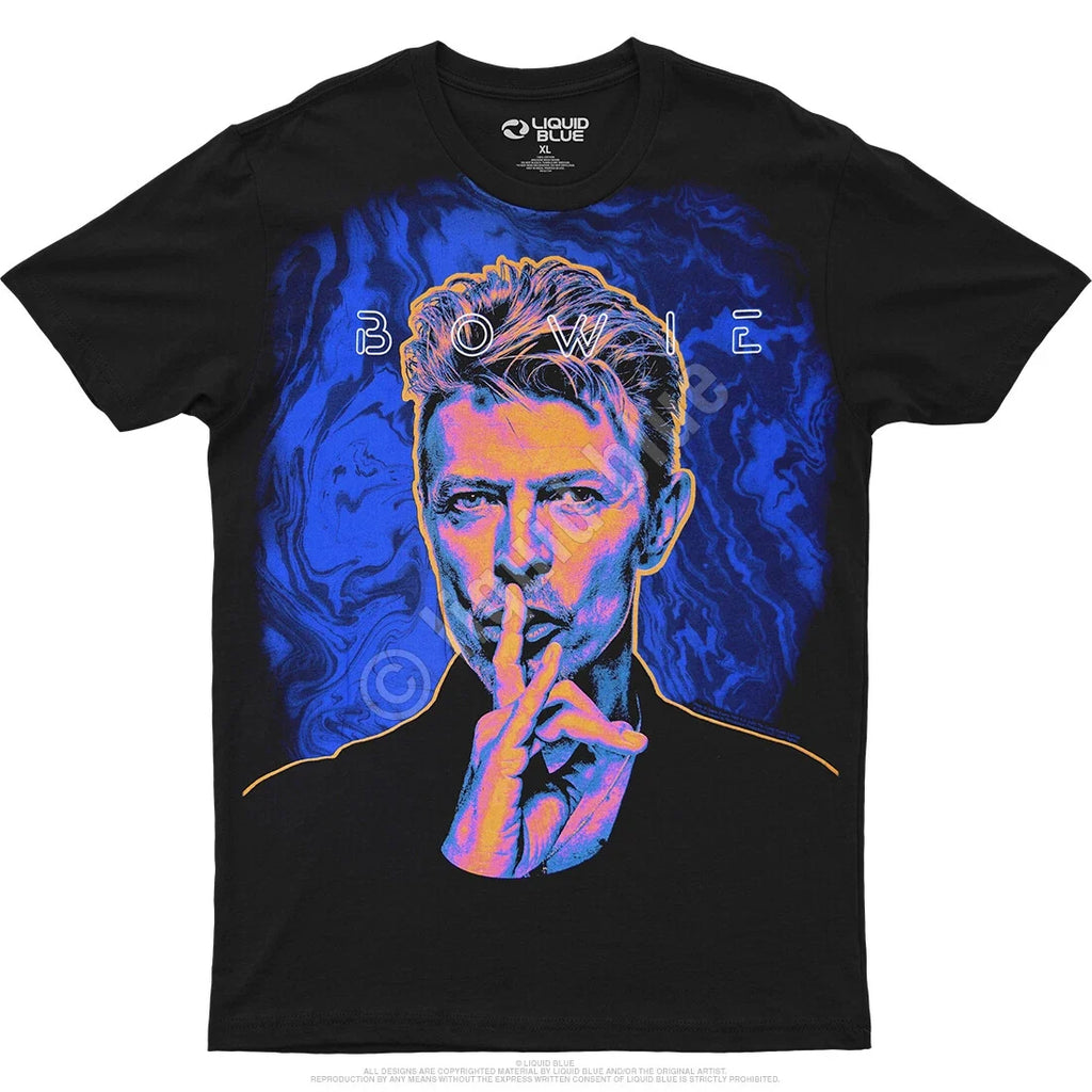 DAVID BOWIE-SHHH-BLACK S-M-L-XL-XXL Eno, Fripp - Adult & Kids T-Shirts, Sweatshirts & Hoodies apparel design preview 1