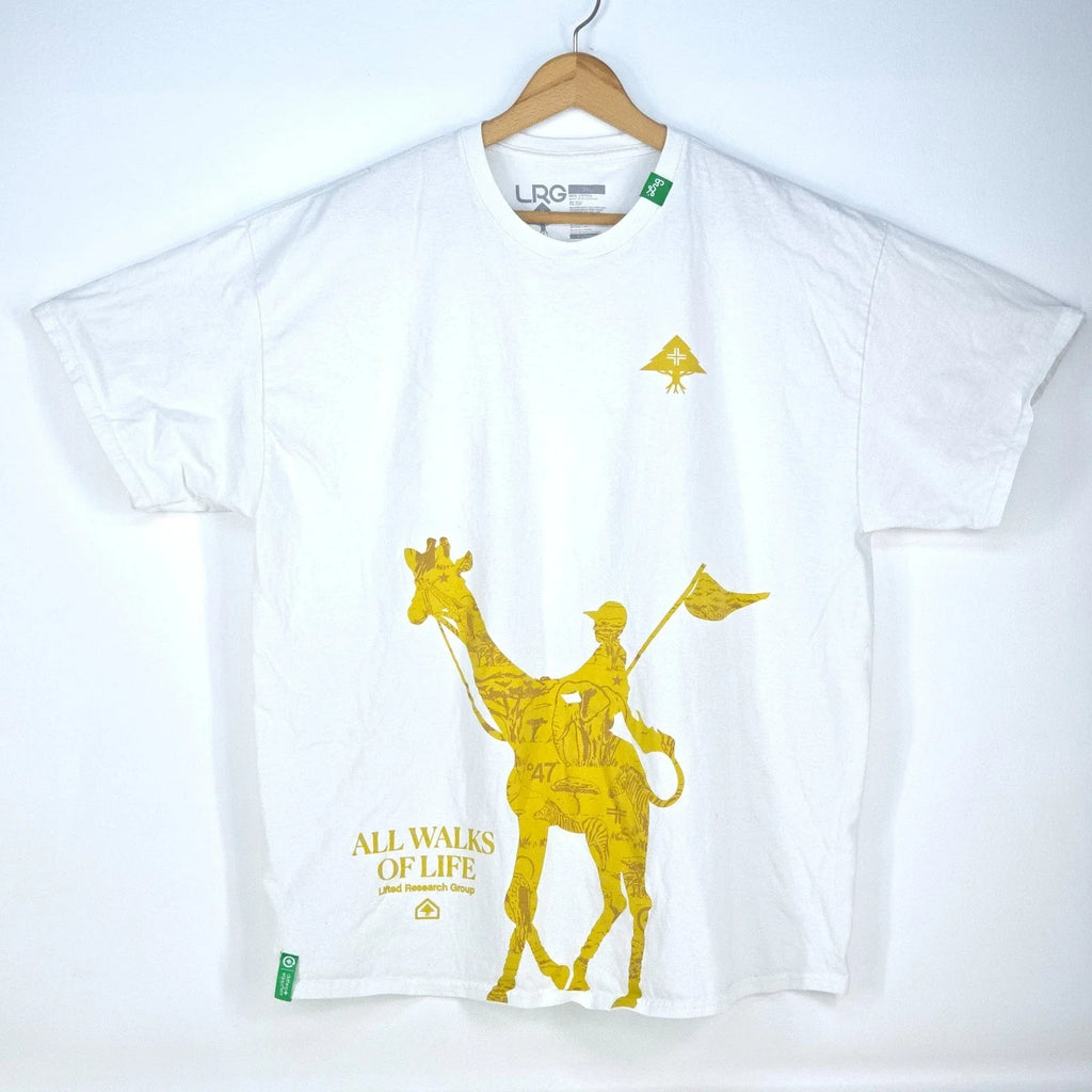 LRG All Walks Of Life Giraffe Graphic Print Men's 2XL - Adult & Kids T-Shirts, Sweatshirts & Hoodies apparel design preview 1