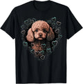 Toy Poodle Love Heart for Valentines Day on - Adult & Kids T-Shirts, Sweatshirts & Hoodies apparel design preview 1