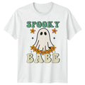 Spooky Babe Womens Retro Halloween Cute Floral Gift - Adult & Kids T-Shirts, Sweatshirts & Hoodies apparel design preview 1