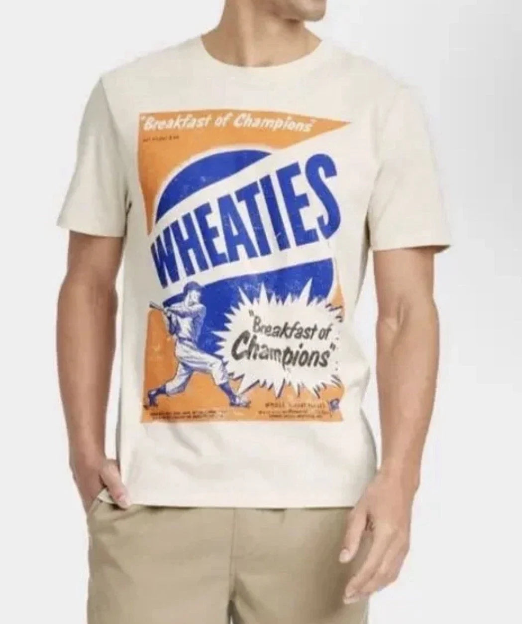Wheaties Breakfast of Champions Baseball Graphic - Adult & Kids T-Shirts, Sweatshirts & Hoodies apparel design preview 1