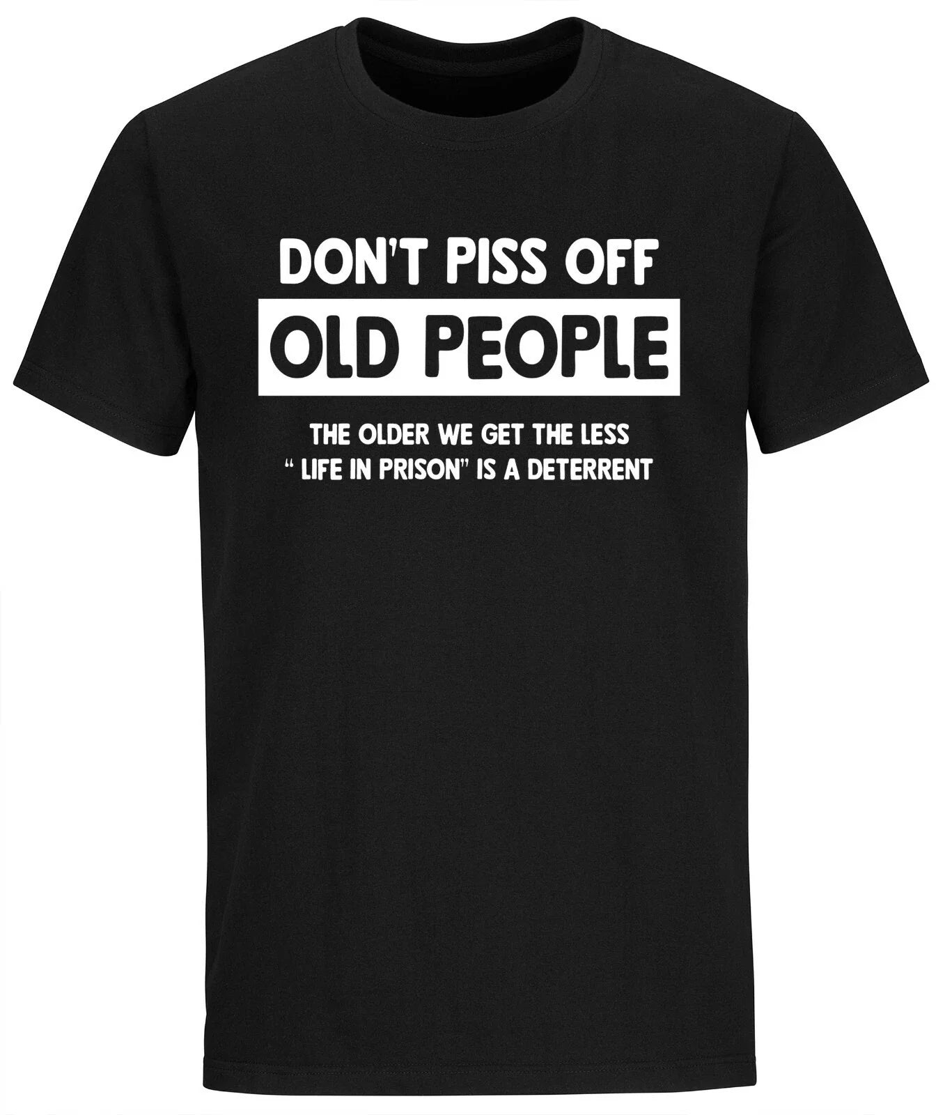 Mens Don't Piss Off Old People Gift gifts for grandpa - Adult & Kids T-Shirts, Sweatshirts & Hoodies apparel design preview 1