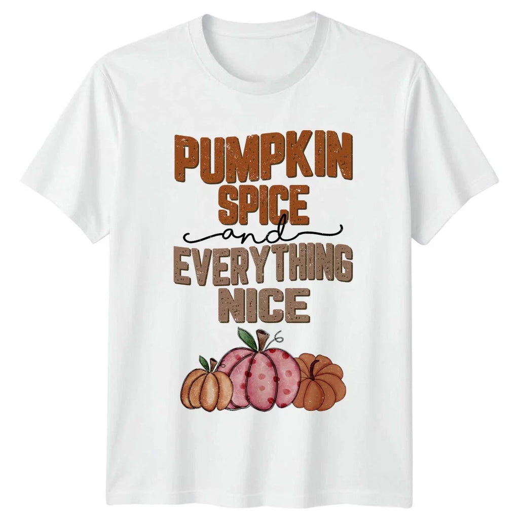 Pumpkin Spice And Everything Nice Fall Autumn - Adult & Kids T-Shirts, Sweatshirts & Hoodies apparel design preview 1