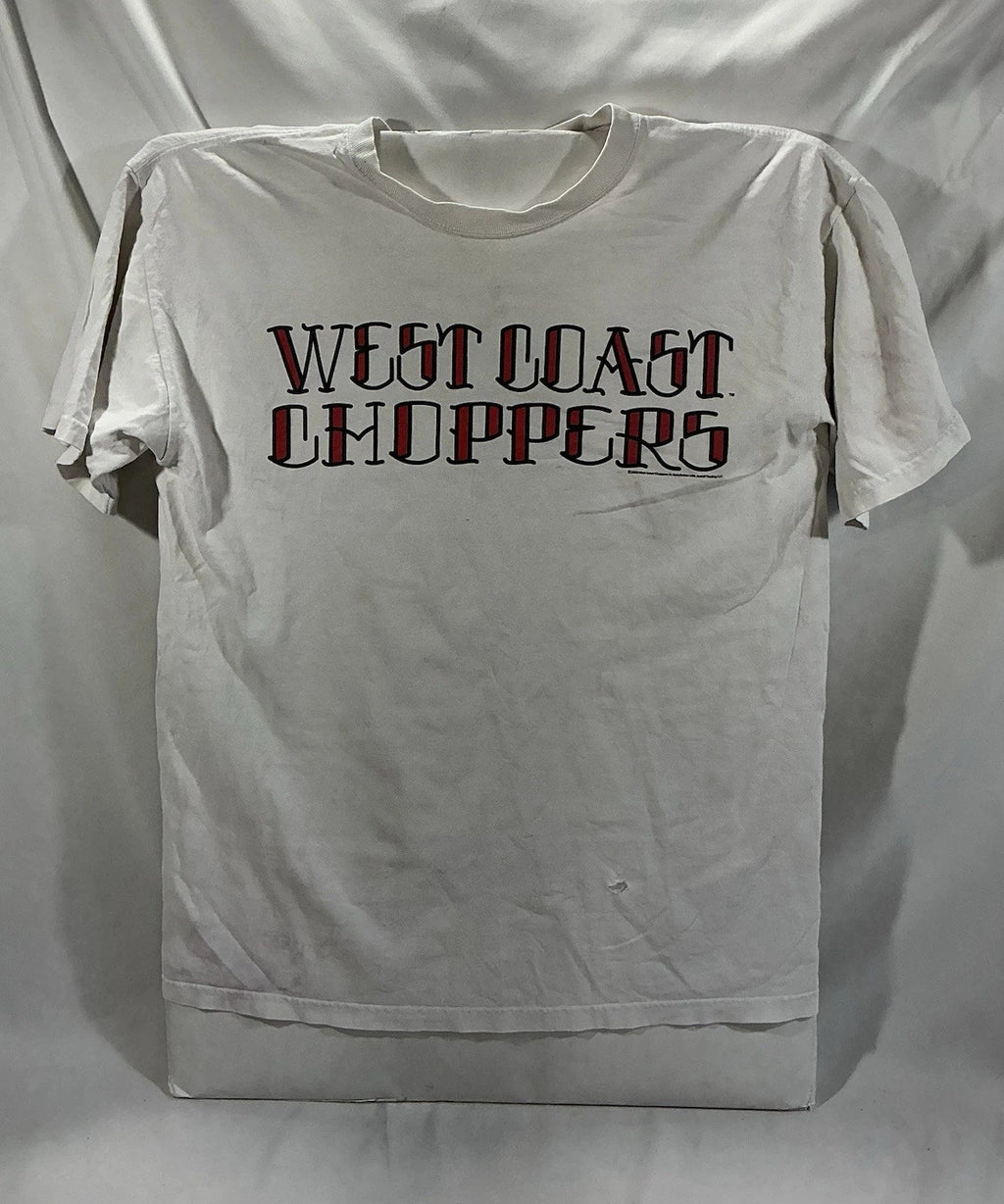 Vintage Y2K West Coast Choppers Long Beach CA Biker - Adult & Kids T-Shirts, Sweatshirts & Hoodies apparel design preview 1