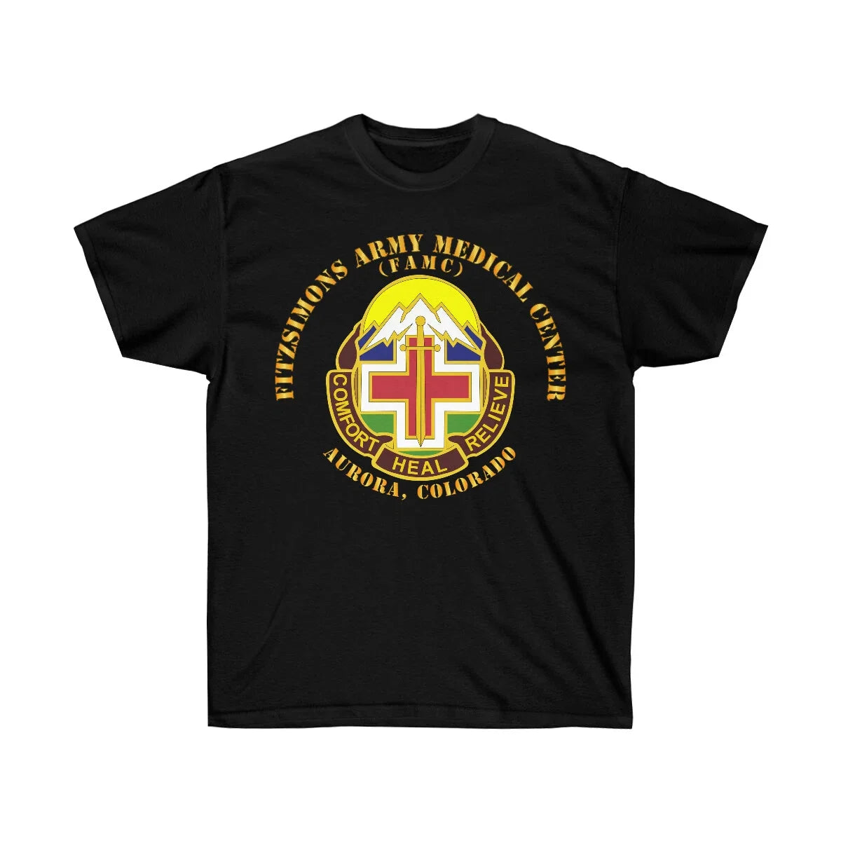 Classic Army Fitzsimons Medical Center Aurora - Adult & Kids T-Shirts, Sweatshirts & Hoodies apparel design preview 1
