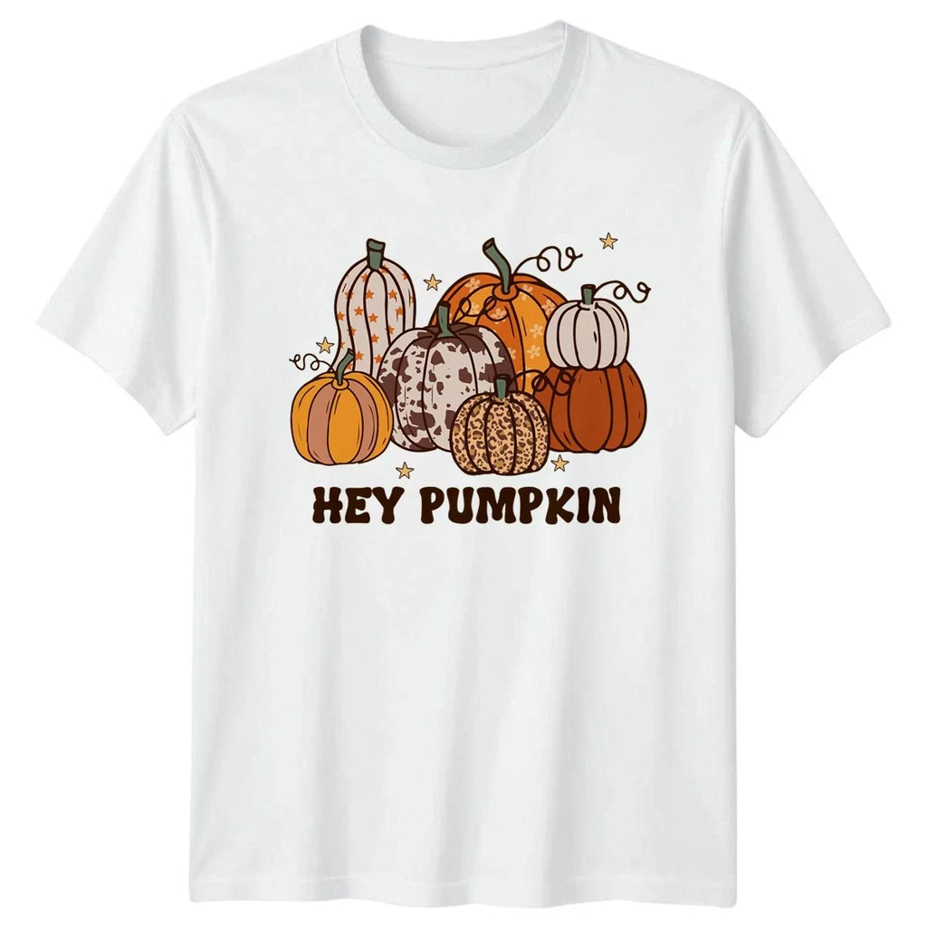 Hey Pumpkin Womens Boho Leopard Fall Thanksgiving - Adult & Kids T-Shirts, Sweatshirts & Hoodies apparel design preview 1