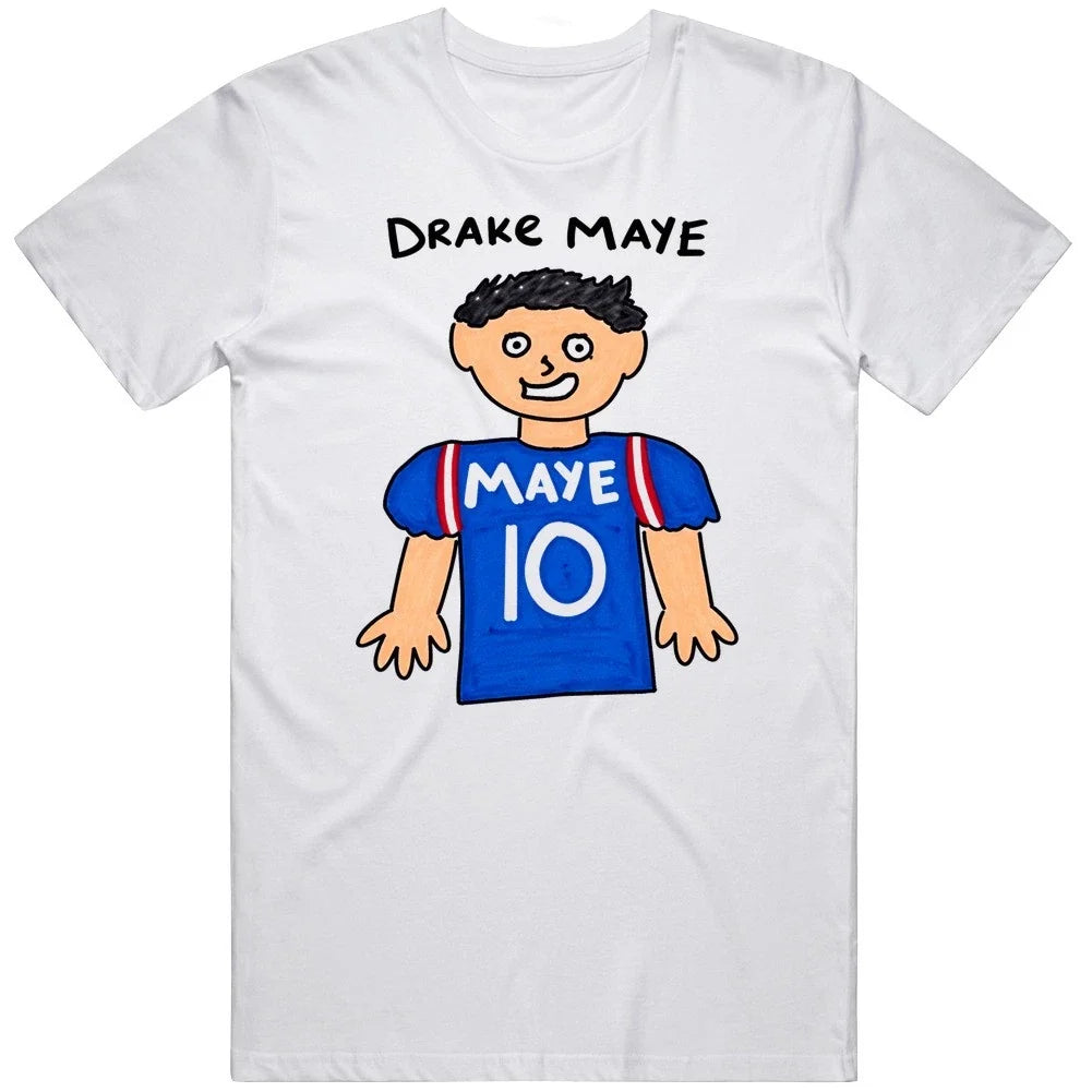 Funny Drake Maye Painting and Drawing Fan - Adult & Kids T-Shirts, Sweatshirts & Hoodies apparel design preview 1