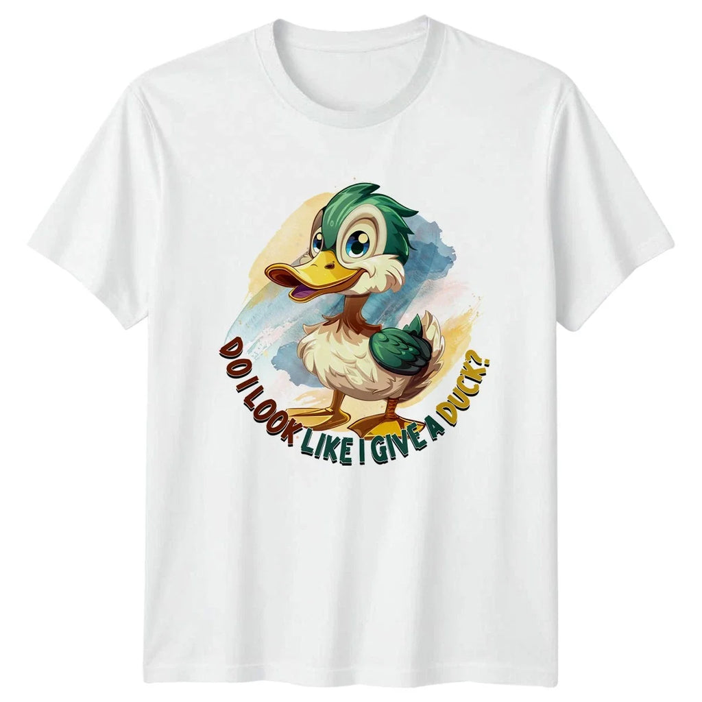 Do I Look Like Give Duck Pun Animal Humor Birthday - Adult & Kids T-Shirts, Sweatshirts & Hoodies apparel design preview 1
