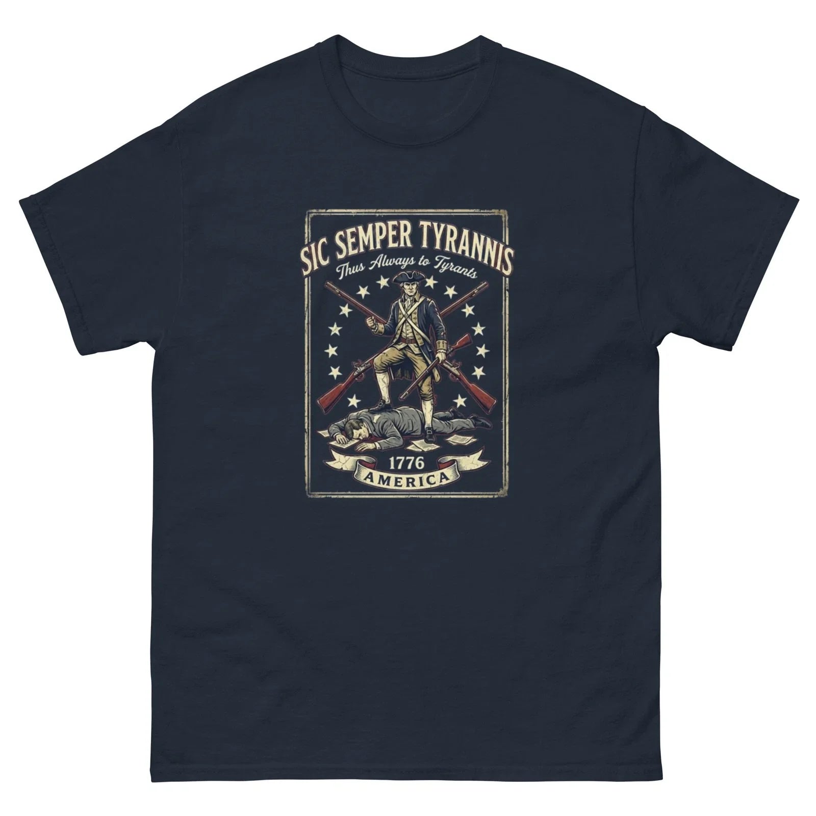 Sic Semper Tyrannis - Adult & Kids T-Shirts, Sweatshirts & Hoodies apparel design preview 1