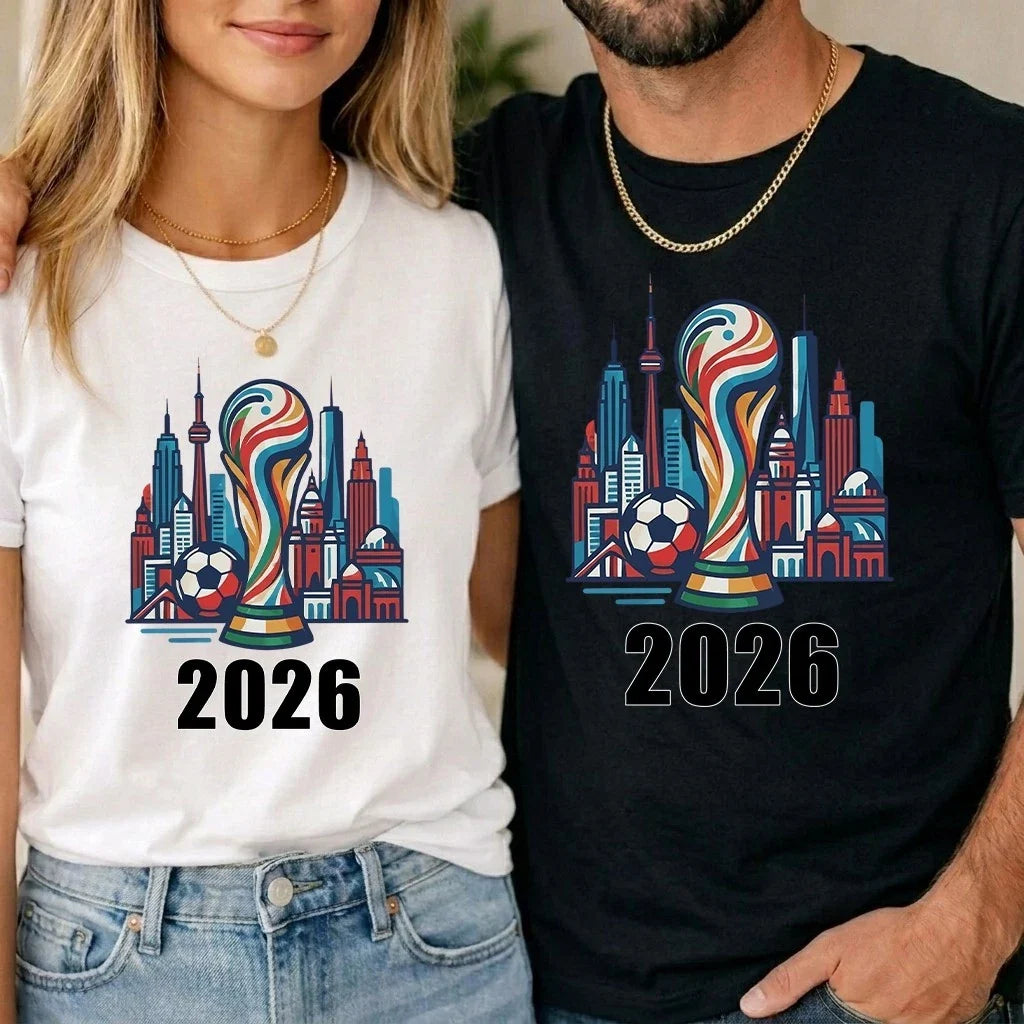 World Cup 2026 Football Game Soccer USA Canada Mexico - Adult & Kids T-Shirts, Sweatshirts & Hoodies apparel design preview 1
