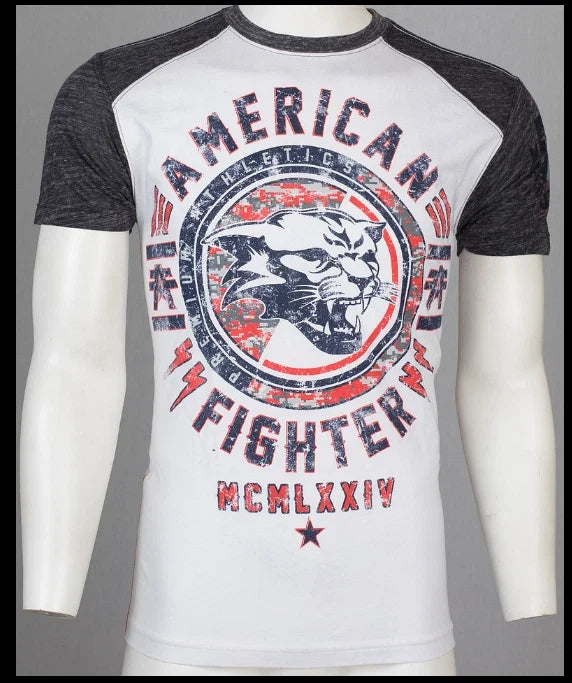 AMERICAN FIGHTER White JONES Athletic Graphic NWT - Adult & Kids T-Shirts, Sweatshirts & Hoodies apparel design preview 1