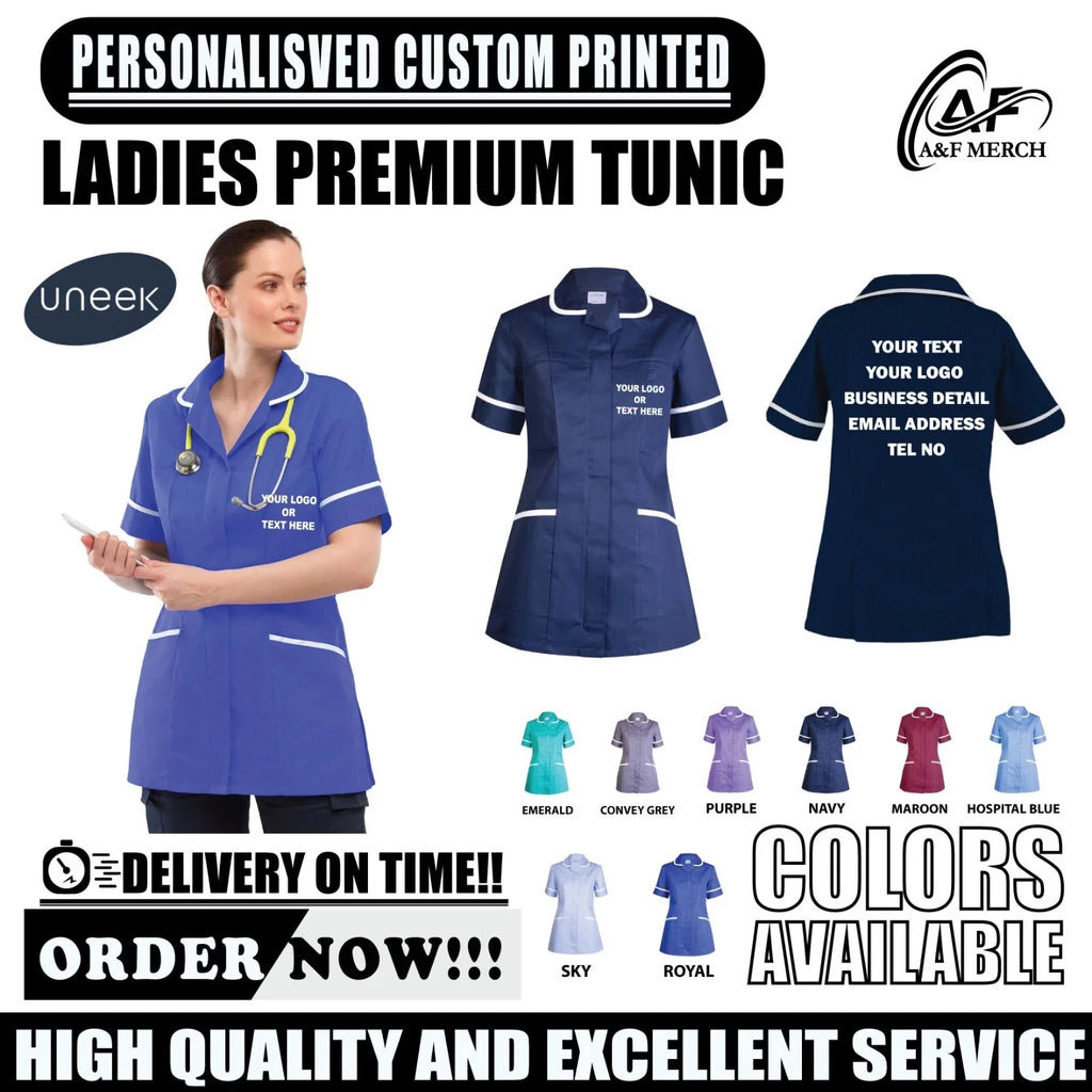 Personalised Custom Printed Ladies Premium Tunic - Adult & Kids T-Shirts, Sweatshirts & Hoodies apparel design preview 1