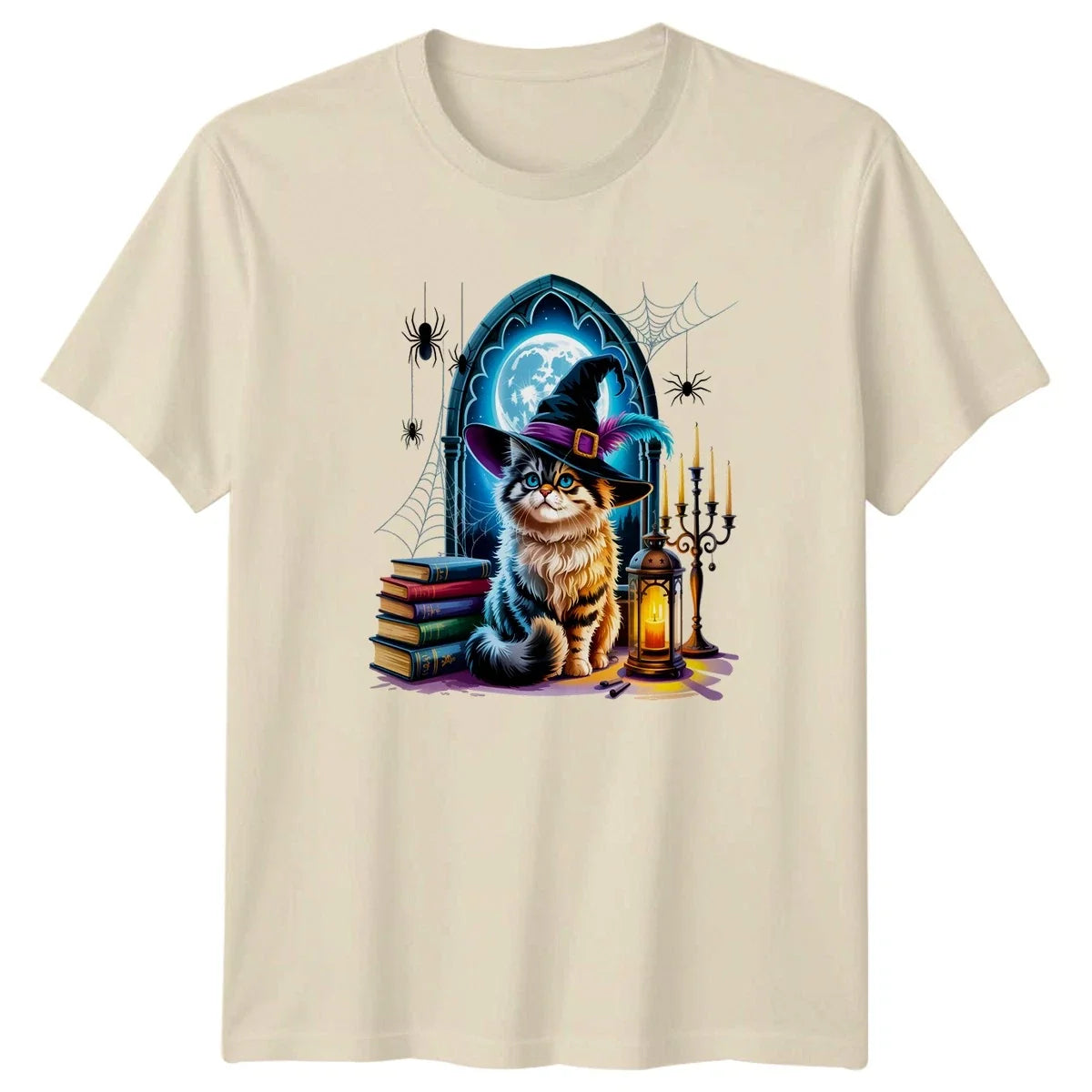 Cute Ghost Cat Halloween Magic Cats Gift - Adult & Kids T-Shirts, Sweatshirts & Hoodies apparel design preview 1