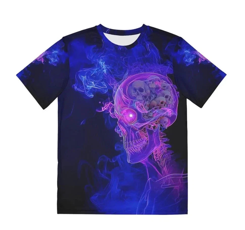 Gothic Purple Skull - Adult & Kids T-Shirts, Sweatshirts & Hoodies apparel design preview 1