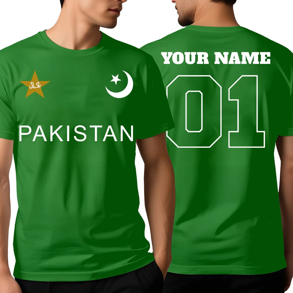 Personalised Name Pakistani Flag Happy Independence - Adult & Kids T-Shirts, Sweatshirts & Hoodies apparel design preview 1