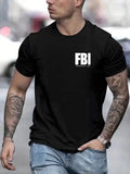 FBI Men's Funny Graphic Summer Casual Top Comfy Short - Adult & Kids T-Shirts, Sweatshirts & Hoodies apparel design preview 1
