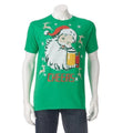 Holiday Party Men's Santa Cheers with a Beer NWT - Adult & Kids T-Shirts, Sweatshirts & Hoodies apparel design preview 1