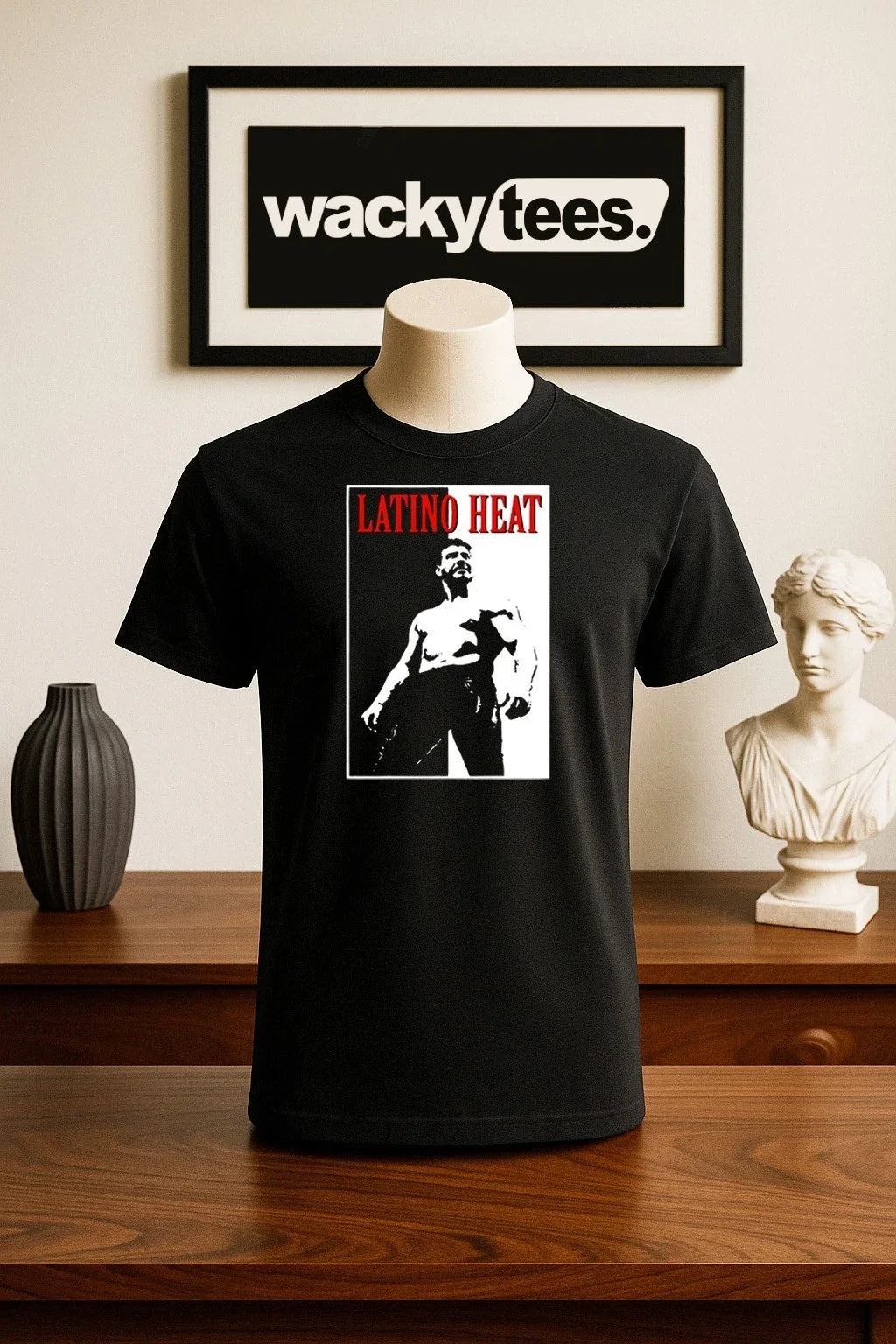Latino Heat Scarface Eddie Guerrero Wrestling Legend - Adult & Kids T-Shirts, Sweatshirts & Hoodies apparel design preview 1