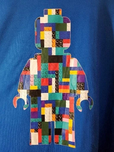 Lego x Target XL Mens Blue Short Sleeve Minifigure - Adult & Kids T-Shirts, Sweatshirts & Hoodies apparel design preview 1