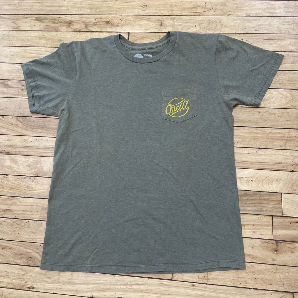 O'Neill Y2k Surf Men M Modern Fit Olive Green Yellow - Adult & Kids T-Shirts, Sweatshirts & Hoodies apparel design preview 1