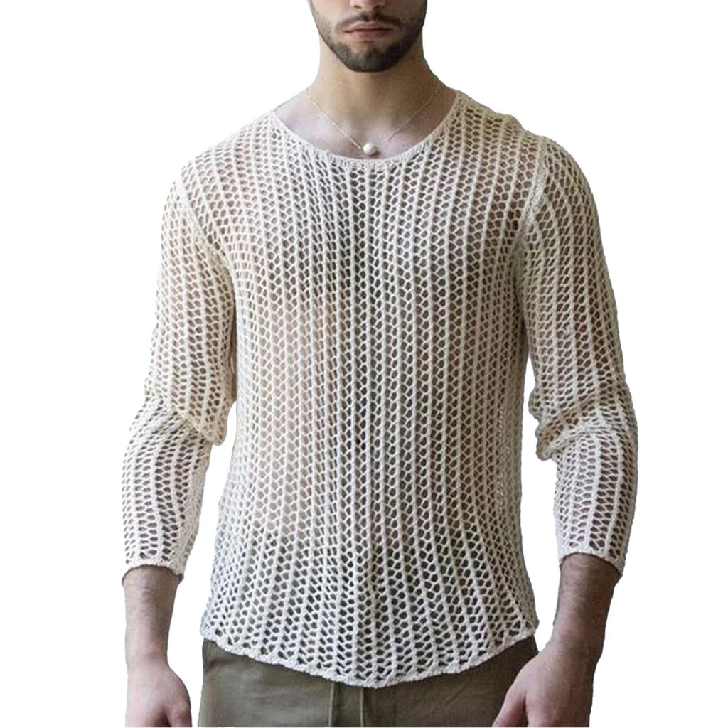 Men Hollow See Through Top Stylish Lightweight - Adult & Kids T-Shirts, Sweatshirts & Hoodies apparel design preview 1