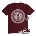 Dunk Team Red White Low Maroon Burgundy Match CLP - Adult & Kids T-Shirts, Sweatshirts & Hoodies apparel design preview 1