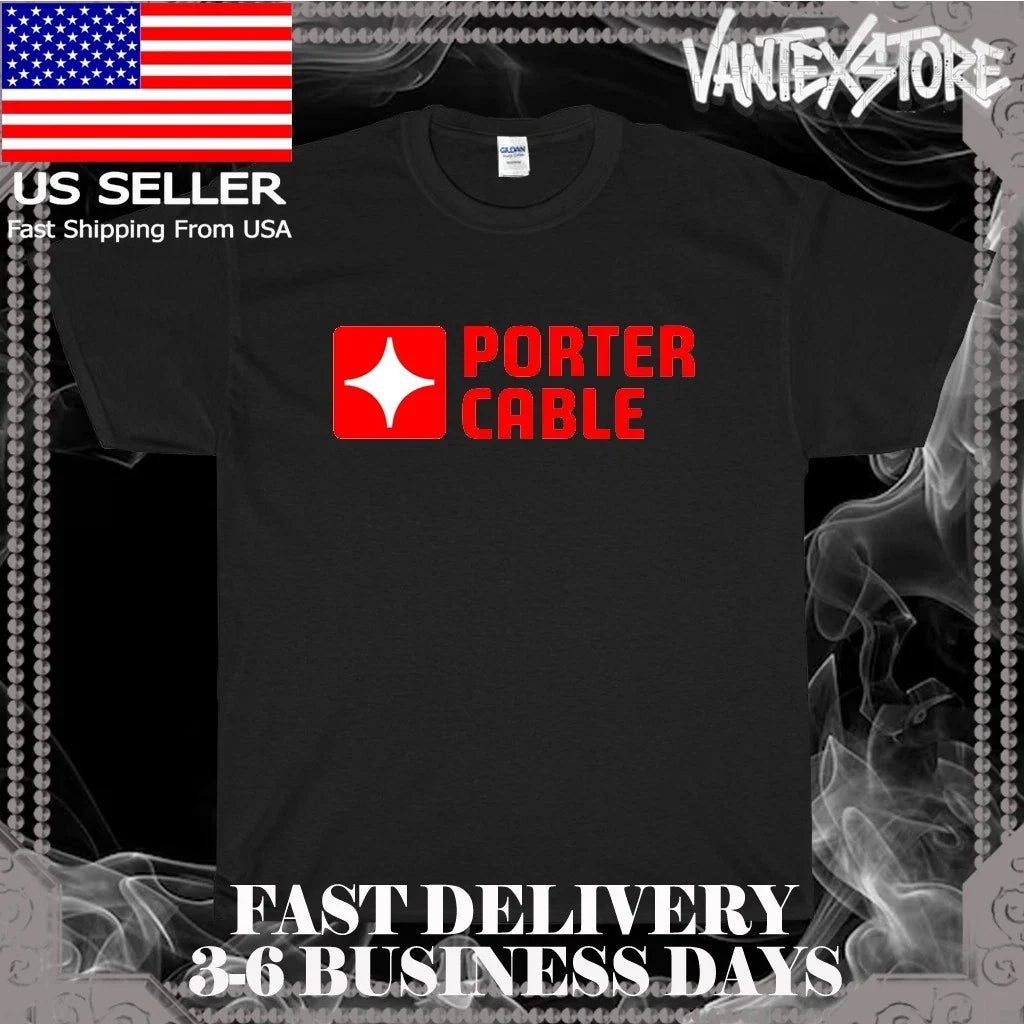 NEW PORTER CABLE CLASSIC LOGO MEN'S FUNNY AMERICAN - Adult & Kids T-Shirts, Sweatshirts & Hoodies apparel design preview 1