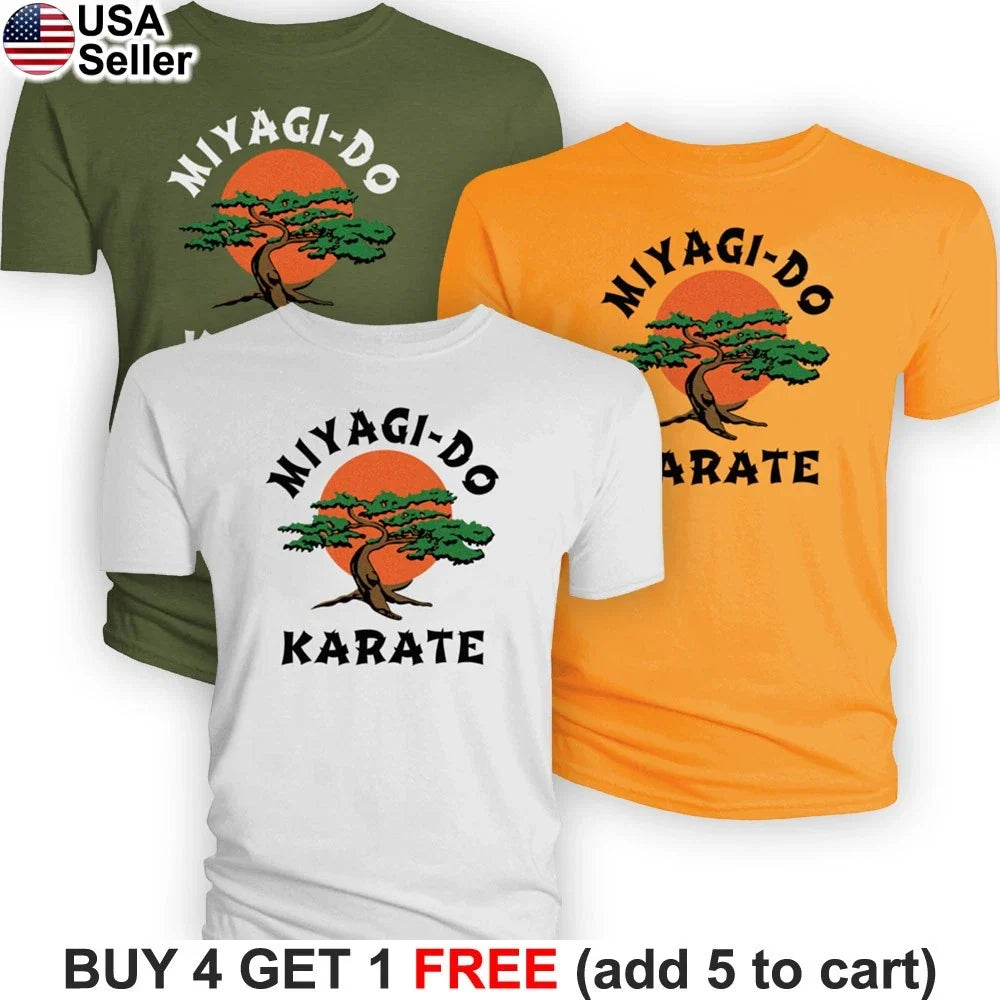 Miyagi-Do Karate Mr Kid Dojo 80's Retro Cobra Kai - Adult & Kids T-Shirts, Sweatshirts & Hoodies apparel design preview 1