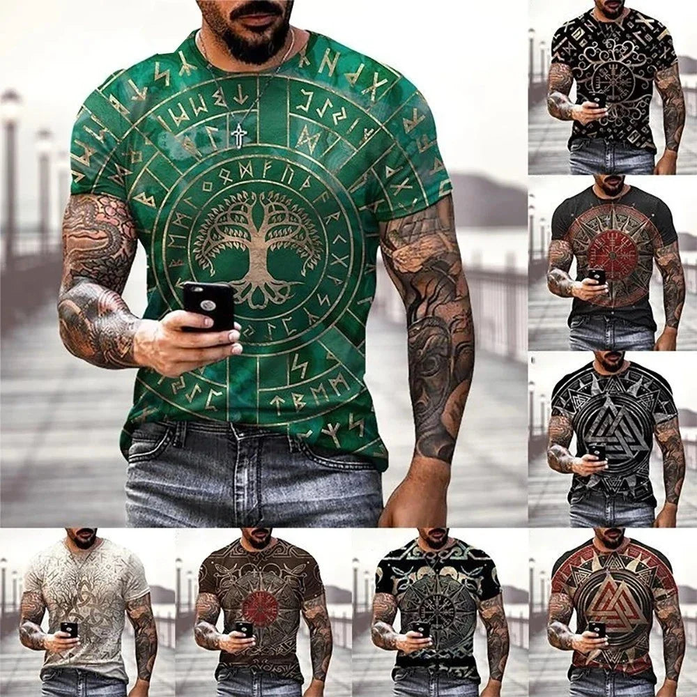 Viking Graphic 3D Print Men Women Casual Short Sleeve - Adult & Kids T-Shirts, Sweatshirts & Hoodies apparel design preview 1