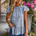 Short Sleeve Floral Top Stylish Casual For Spring - Adult & Kids T-Shirts, Sweatshirts & Hoodies apparel design preview 1