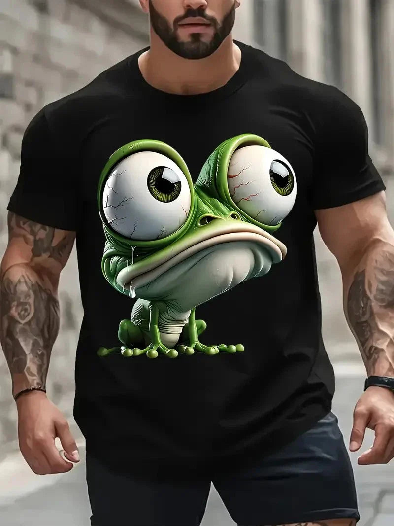 [Funny Frog Graphic Plus Size Men's Big Eyes Soft - Adult & Kids T-Shirts, Sweatshirts & Hoodies apparel design preview 1