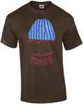 Hipster Outline Trendy Beard - Adult & Kids T-Shirts, Sweatshirts & Hoodies apparel design preview 1