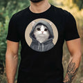 Mens Anime Cat Print Cotton Size XS to 5XL - Adult & Kids T-Shirts, Sweatshirts & Hoodies apparel design preview 1