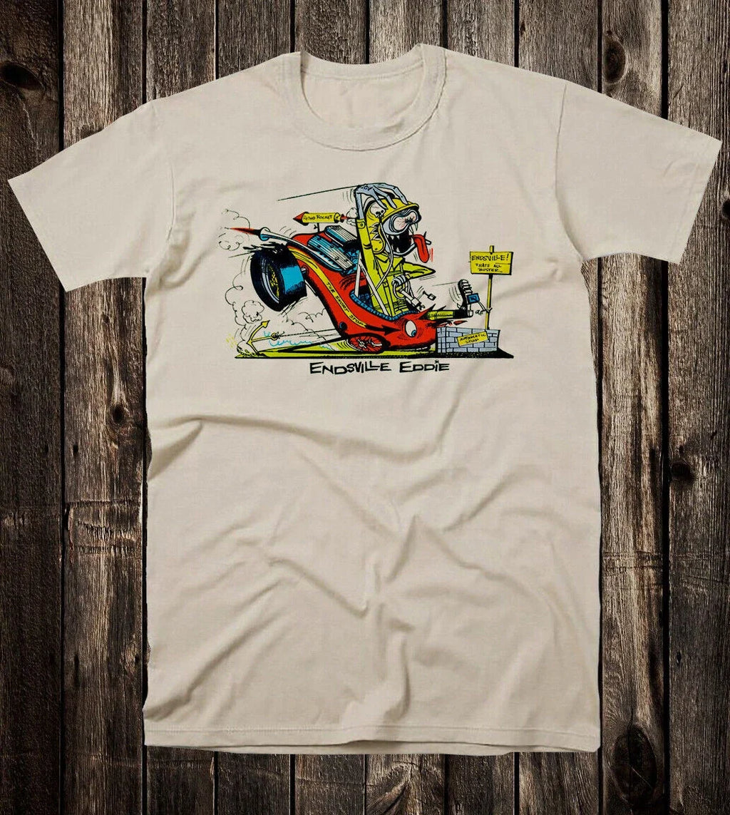 Retro Hot Rod Drag Race Racing Weird Oh Endsville - Adult & Kids T-Shirts, Sweatshirts & Hoodies apparel design preview 1
