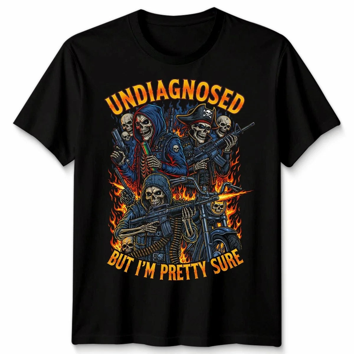 Autism Meme Undiagnosed But Im Pretty Sure Autistic - Adult & Kids T-Shirts, Sweatshirts & Hoodies apparel design preview 1