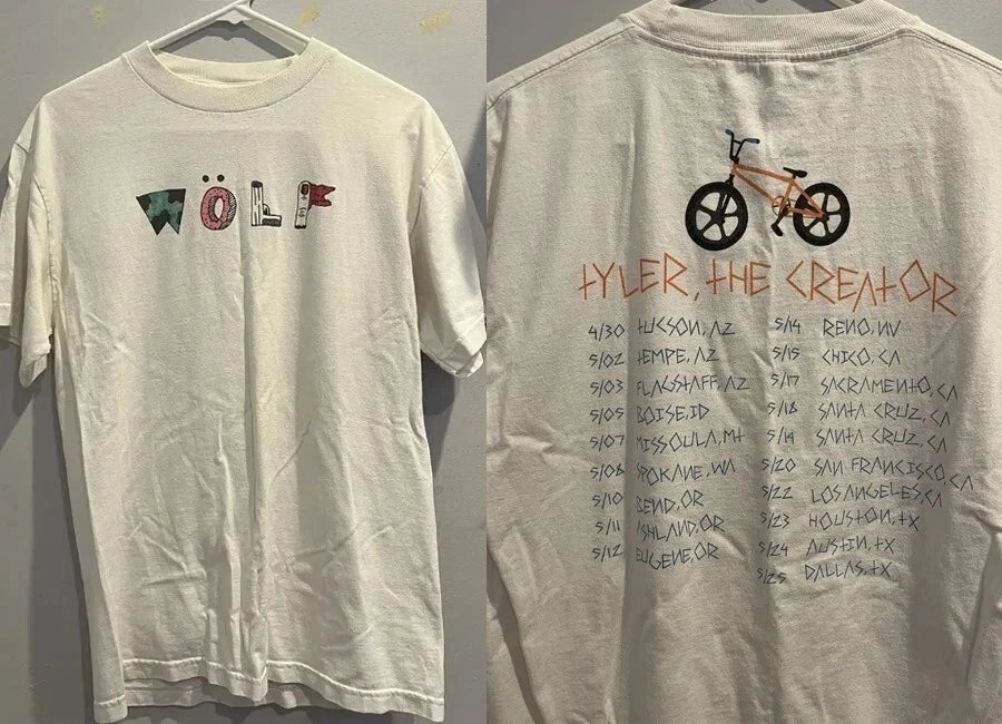 Tyler the Creator Wolf Album Tour concert short - Adult & Kids T-Shirts, Sweatshirts & Hoodies apparel design preview 1