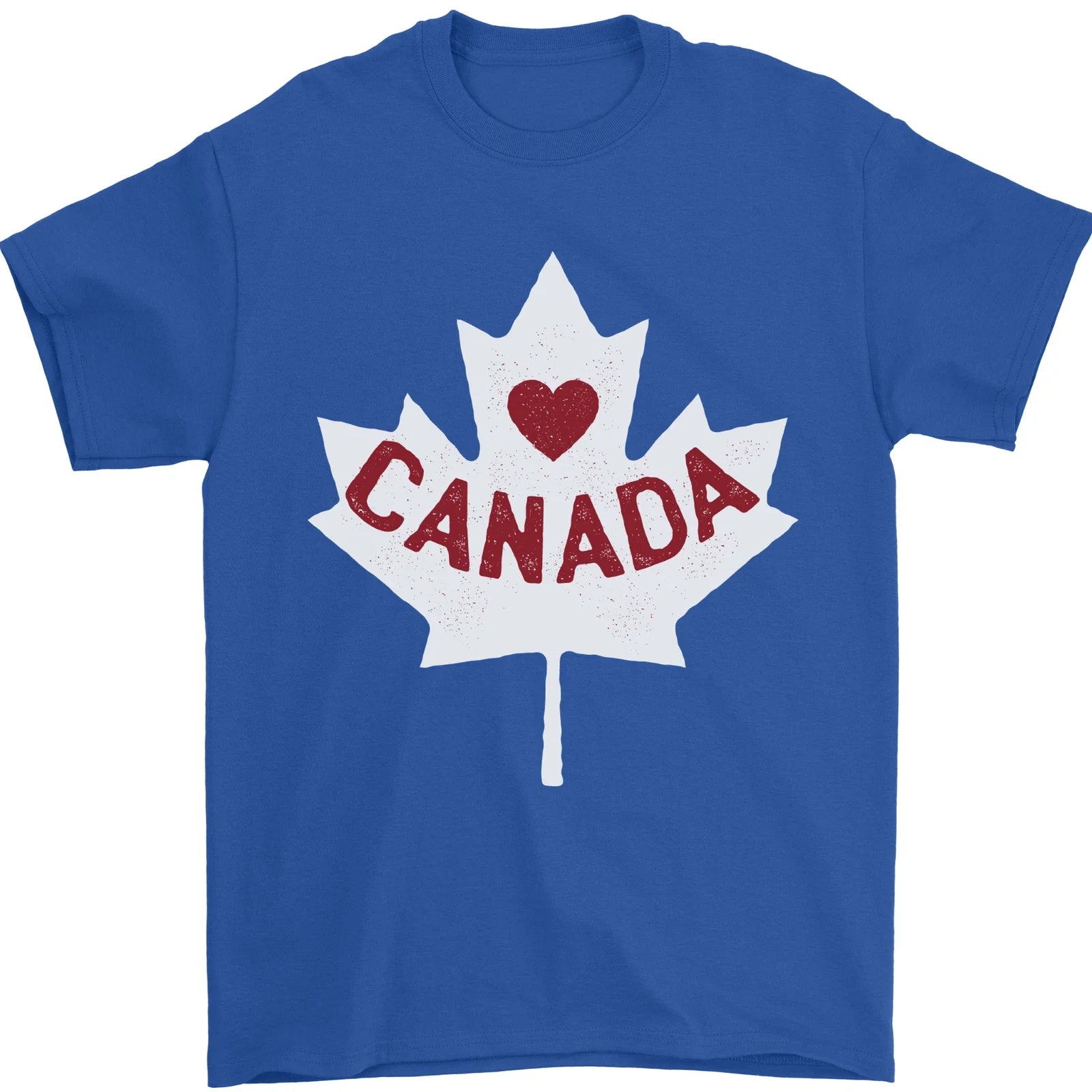 Canada Heart Canadian Flag Mens 100% Cotton - Adult & Kids T-Shirts, Sweatshirts & Hoodies apparel design preview 1