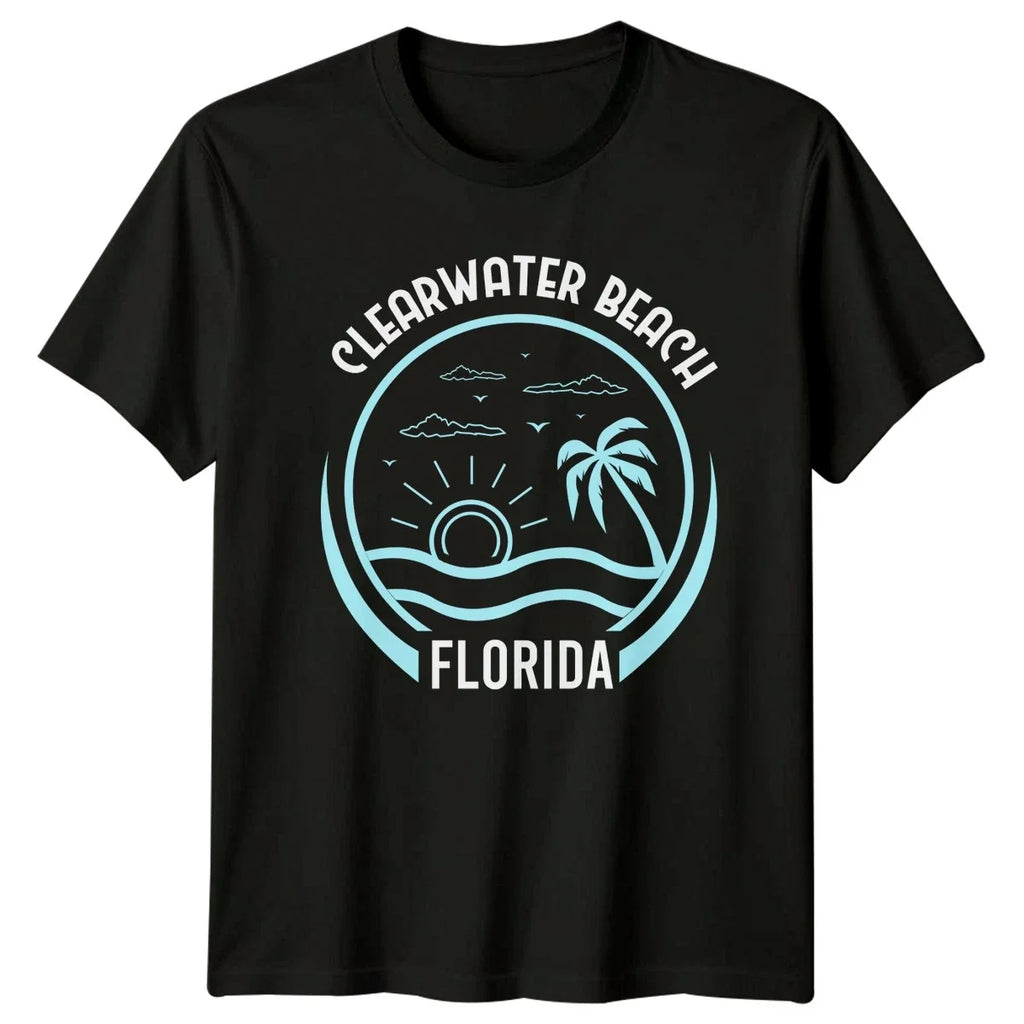 Clearwater Beach Florida Travel 2026 Summer Holiday - Adult & Kids T-Shirts, Sweatshirts & Hoodies apparel design preview 1