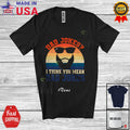 Custom Name Dad Jokes You Mean Rad Father's Day Beard - Adult & Kids T-Shirts, Sweatshirts & Hoodies apparel design preview 1
