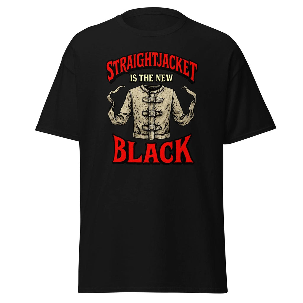 Straightjacket Is the New Black Horror Graphic Gothic - Adult & Kids T-Shirts, Sweatshirts & Hoodies apparel design preview 1